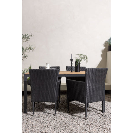 Break Spisebord 90*150* + Malina spisestoler Venture Design Spisegruppe