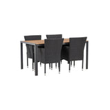 Break Spisebord 90*150* + Malina spisestoler Venture Design Spisegruppe