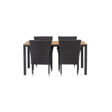 Break Spisebord 90*150* + Malina spisestoler Venture Design Spisegruppe
