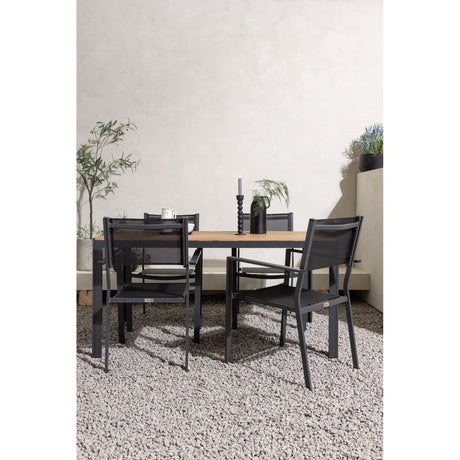 Pause Spisebord 90*150* + Copacabana Venture Design Spisegruppe