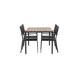 Pause Spisebord 90*150* + Copacabana Venture Design Spisegruppe
