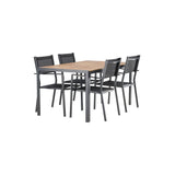 Pause Spisebord 90*150* + Copacabana Venture Design Spisegruppe
