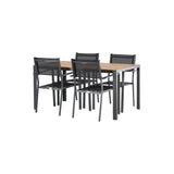 Pause Spisebord 90*150* + Copacabana Venture Design Spisegruppe