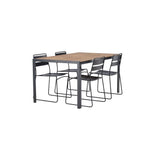 Break Spisebord 90*150* + Lina spisestoler Venture Design Spisegruppe