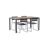 Break Spisebord 90*150* + Lina spisestoler Venture Design Spisegruppe