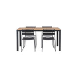 Break Spisebord 90*150* + Lina spisestoler Venture Design Spisegruppe