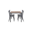 Break Spisebord 90*150* + Tablas spisestoler Venture Design Spisegruppe