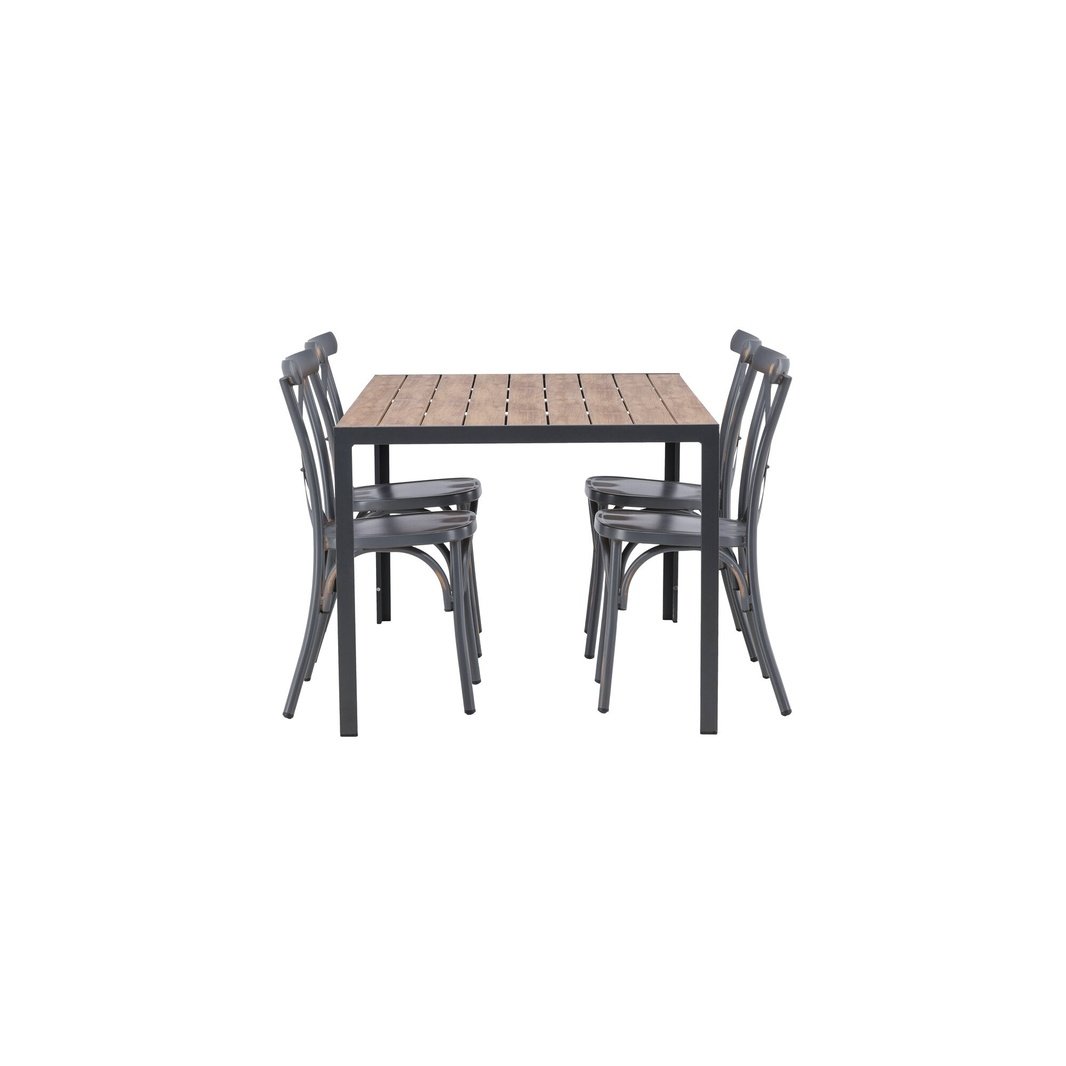 Break Spisebord 90*150* + Tablas spisestoler Venture Design Spisegruppe