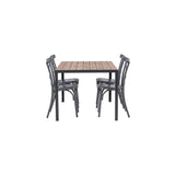 Break Spisebord 90*150* + Tablas spisestoler Venture Design Spisegruppe