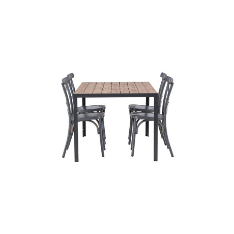 Break Spisebord 90*150* + Tablas spisestoler Venture Design Spisegruppe