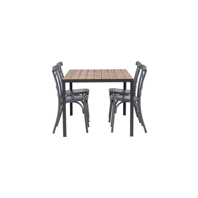 Break Spisebord 90*150* + Tablas spisestoler Venture Design Spisegruppe