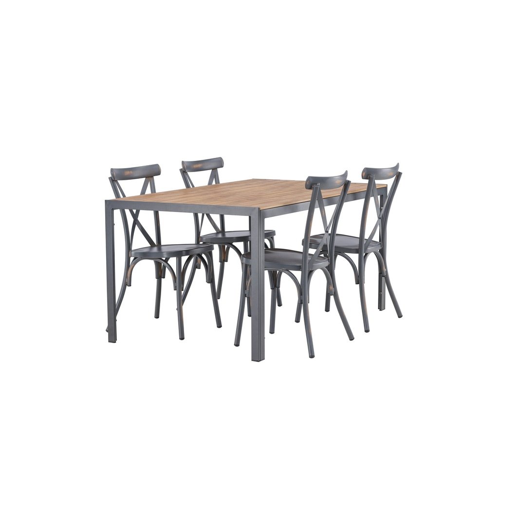 Break Spisebord 90*150* + Tablas spisestoler Venture Design Spisegruppe