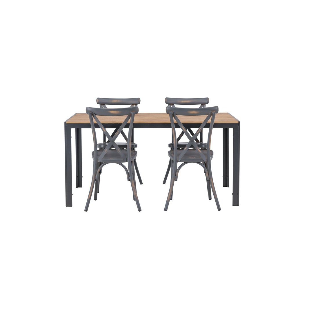 Break Spisebord 90*150* + Tablas spisestoler Venture Design Spisegruppe