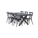 Garcia Spisebord 100*200* + Tablas spisestoler Venture Design Spisegruppe