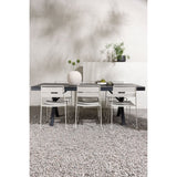 Garcia Spisebord 100*200* + Lina spisestoler Venture Design Spisegruppe