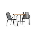 Holmbeck Cafébord 55*70*74 + Peking spisestoler / Venture Design Spisegruppe