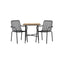 Holmbeck Cafébord 55*70*74 + Peking spisestoler / Venture Design Spisegruppe