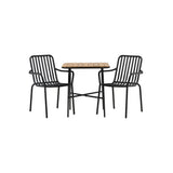 Holmbeck Cafébord 55*70*74 + Peking spisestoler / Venture Design Spisegruppe