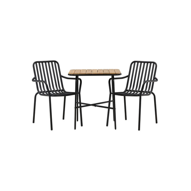 Holmbeck Cafébord 55*70*74 + Peking spisestoler / Venture Design Spisegruppe