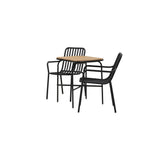 Holmbeck Cafébord 55*70*74 + Peking spisestoler / Venture Design Spisegruppe