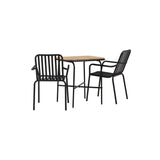 Holmbeck Cafébord 55*70*74 + Peking spisestoler / Venture Design Spisegruppe