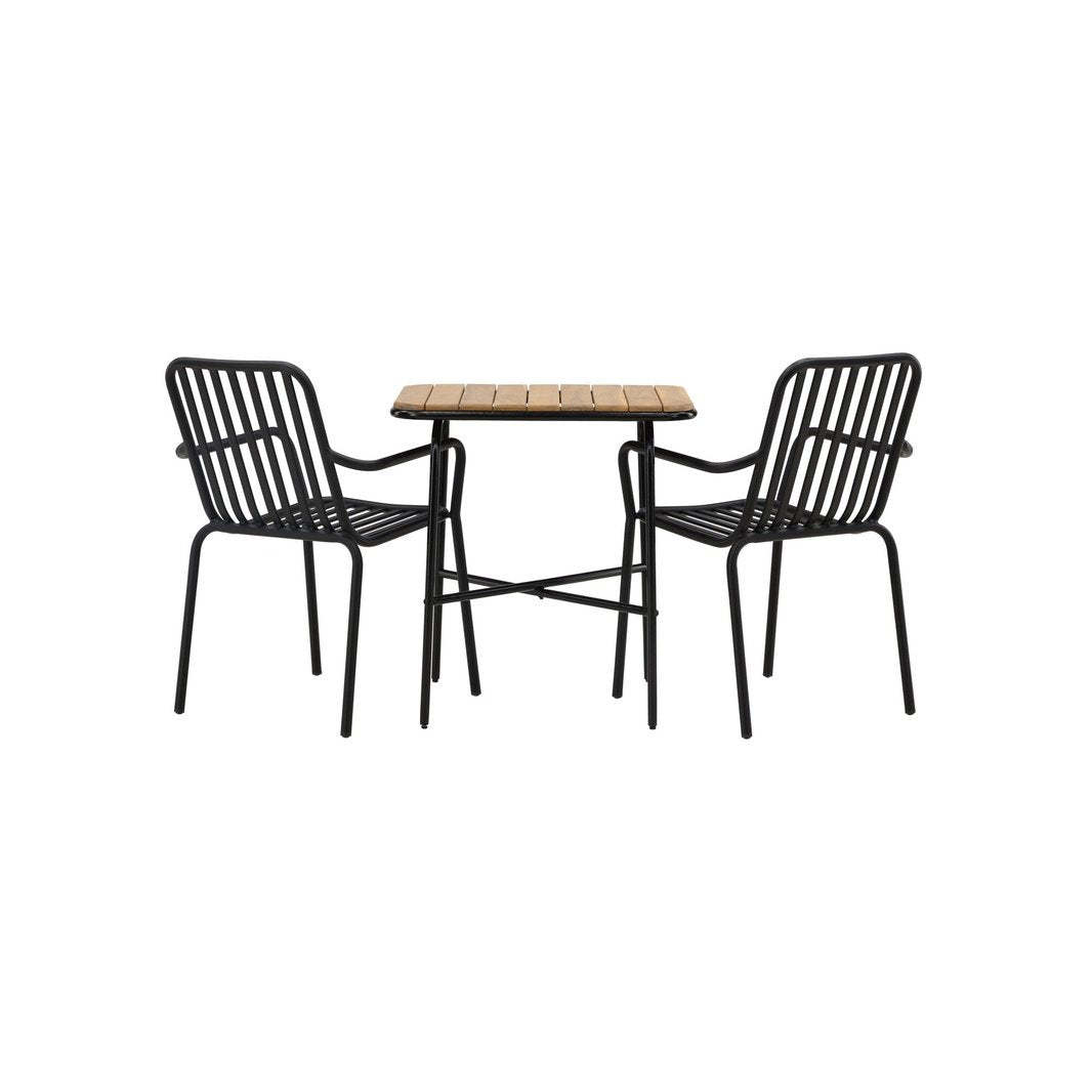Holmbeck Cafébord 55*70*74 + Peking spisestoler / Venture Design Spisegruppe