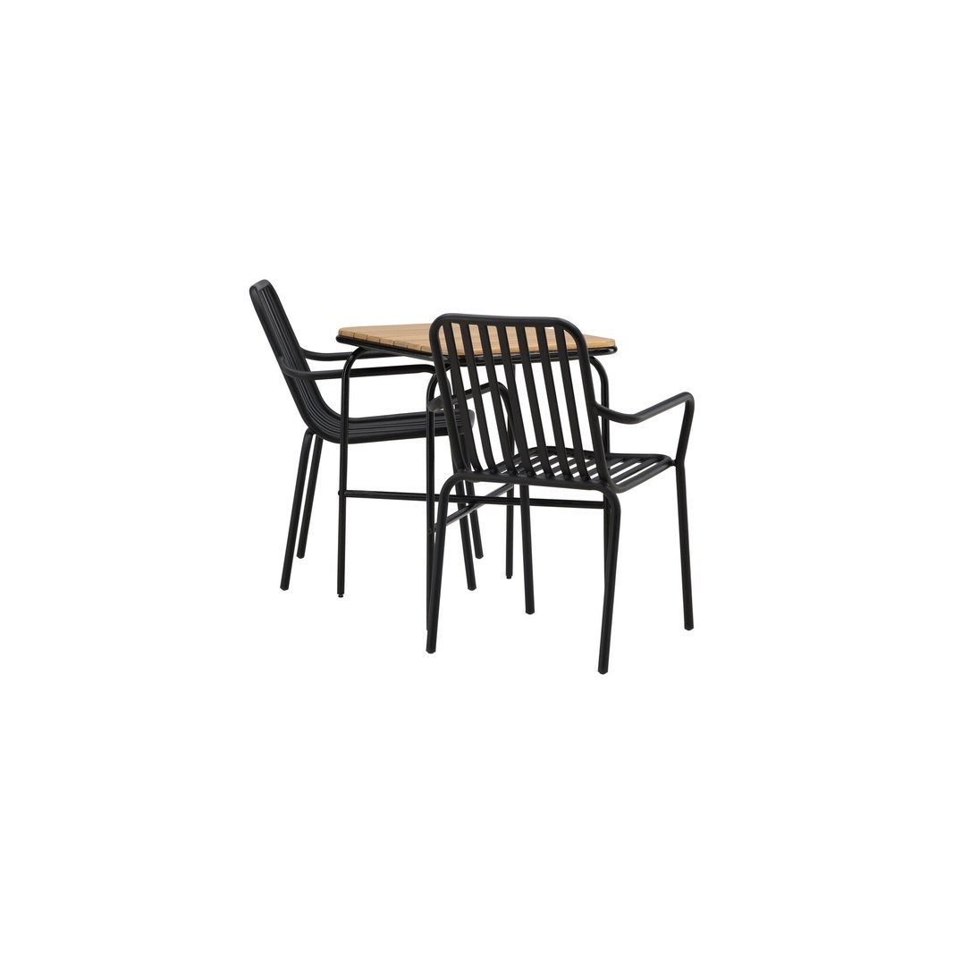 Holmbeck Cafébord 55*70*74 + Peking spisestoler / Venture Design Spisegruppe