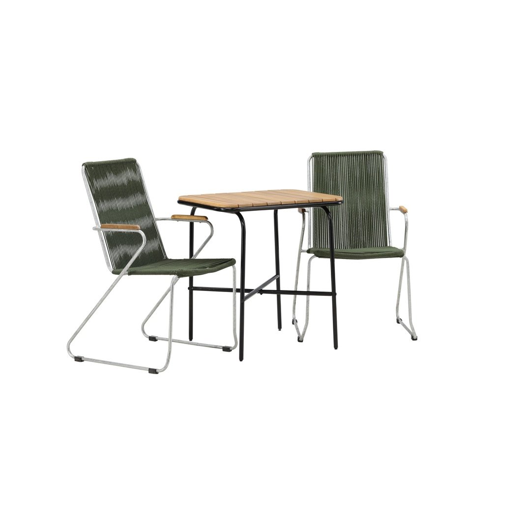 Holmbeck Cafébord 55*70*74 + Bois spisestoler Venture Design Spisegruppe