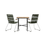 Holmbeck Cafébord 55*70*74 + Bois spisestoler Venture Design Spisegruppe