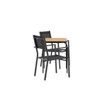 Holmbeck Cafébord 55*70*74 + Copacabana stol / Venture Design Spisegruppe