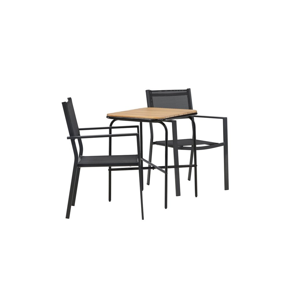 Holmbeck Cafébord 55*70*74 + Copacabana stol / Venture Design Spisegruppe