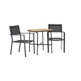 Holmbeck Cafébord 55*70*74 + Copacabana stol / Venture Design Spisegruppe