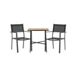 Holmbeck Cafébord 55*70*74 + Copacabana stol / Venture Design Spisegruppe