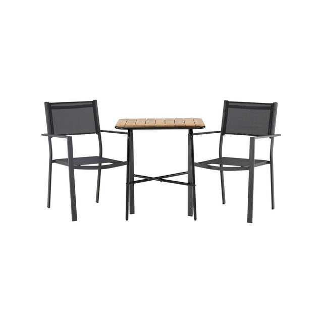 Holmbeck Cafébord 55*70*74 + Copacabana stol / Venture Design Spisegruppe