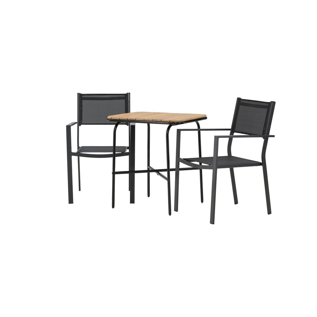 Holmbeck Cafébord 55*70*74 + Copacabana stol / Venture Design Spisegruppe