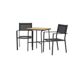 Holmbeck Cafébord 55*70*74 + Copacabana stol / Venture Design Spisegruppe