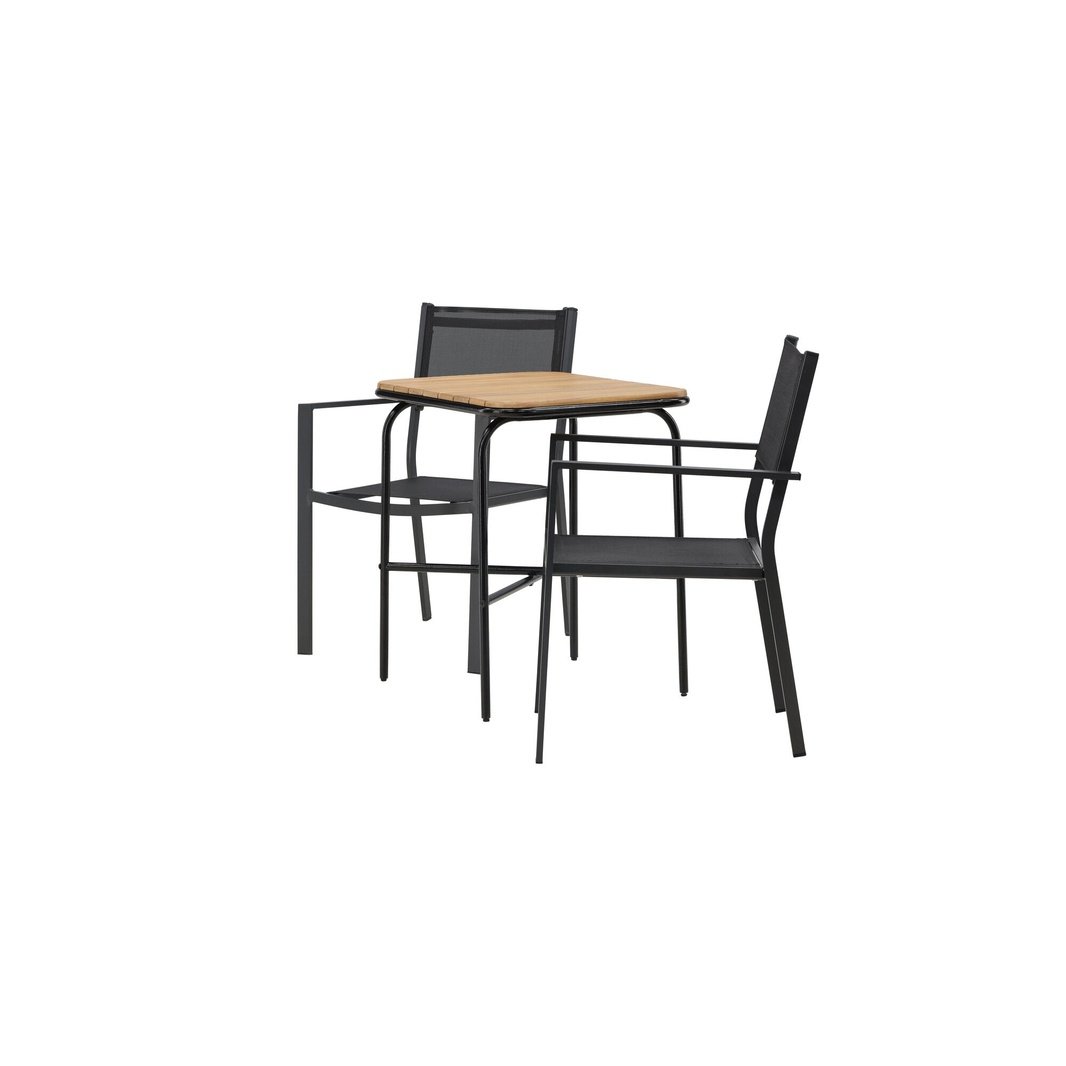 Holmbeck Cafébord 55*70*74 + Copacabana stol / Venture Design Spisegruppe