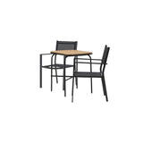 Holmbeck Cafébord 55*70*74 + Copacabana stol / Venture Design Spisegruppe