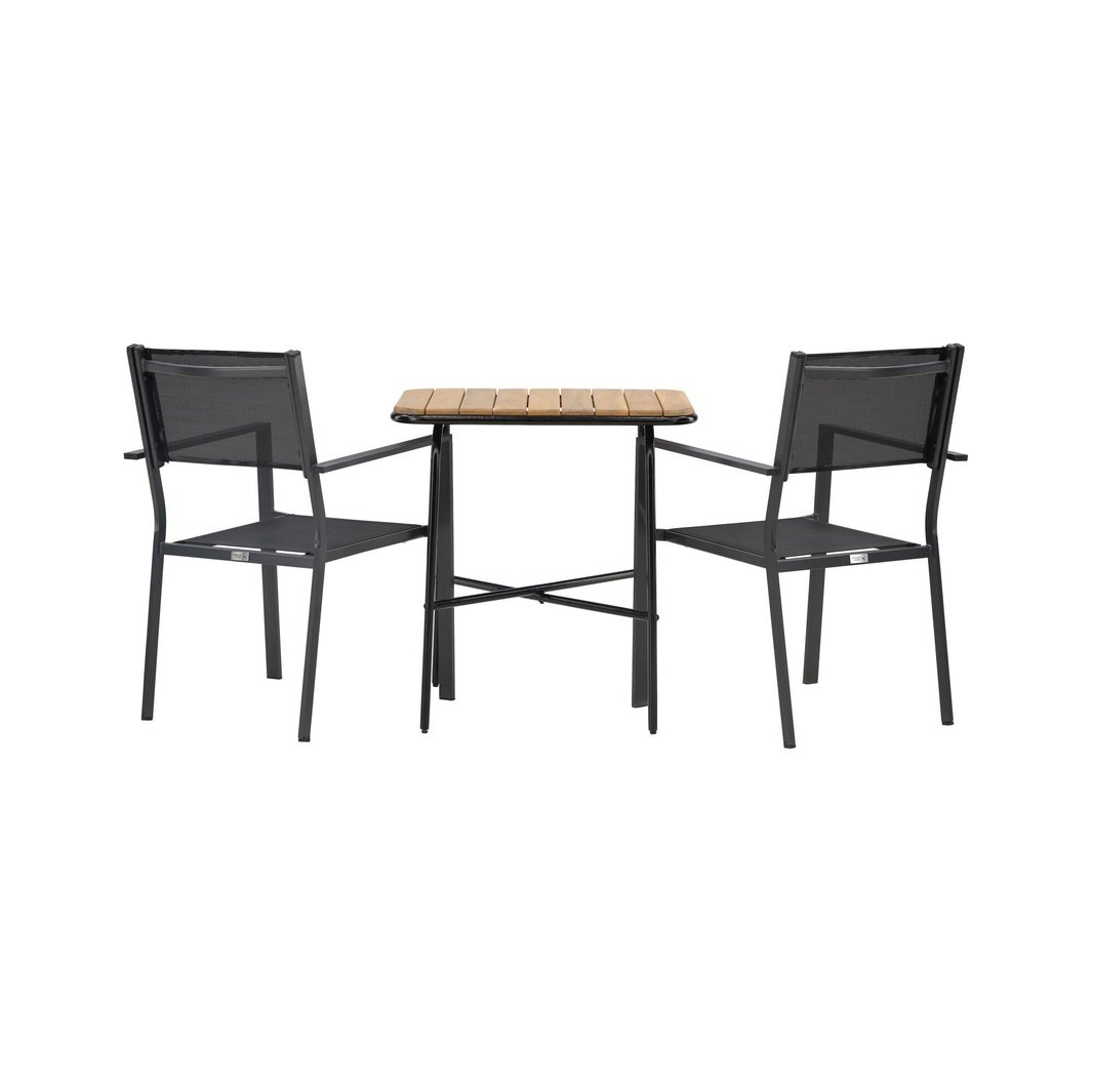 Holmbeck Cafébord 55*70*74 + Copacabana stol / Venture Design Spisegruppe