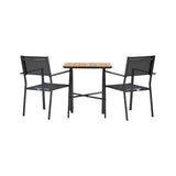Holmbeck Cafébord 55*70*74 + Copacabana stol / Venture Design Spisegruppe