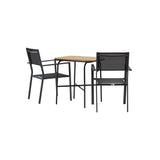 Holmbeck Cafébord 55*70*74 + Copacabana stol / Venture Design Spisegruppe