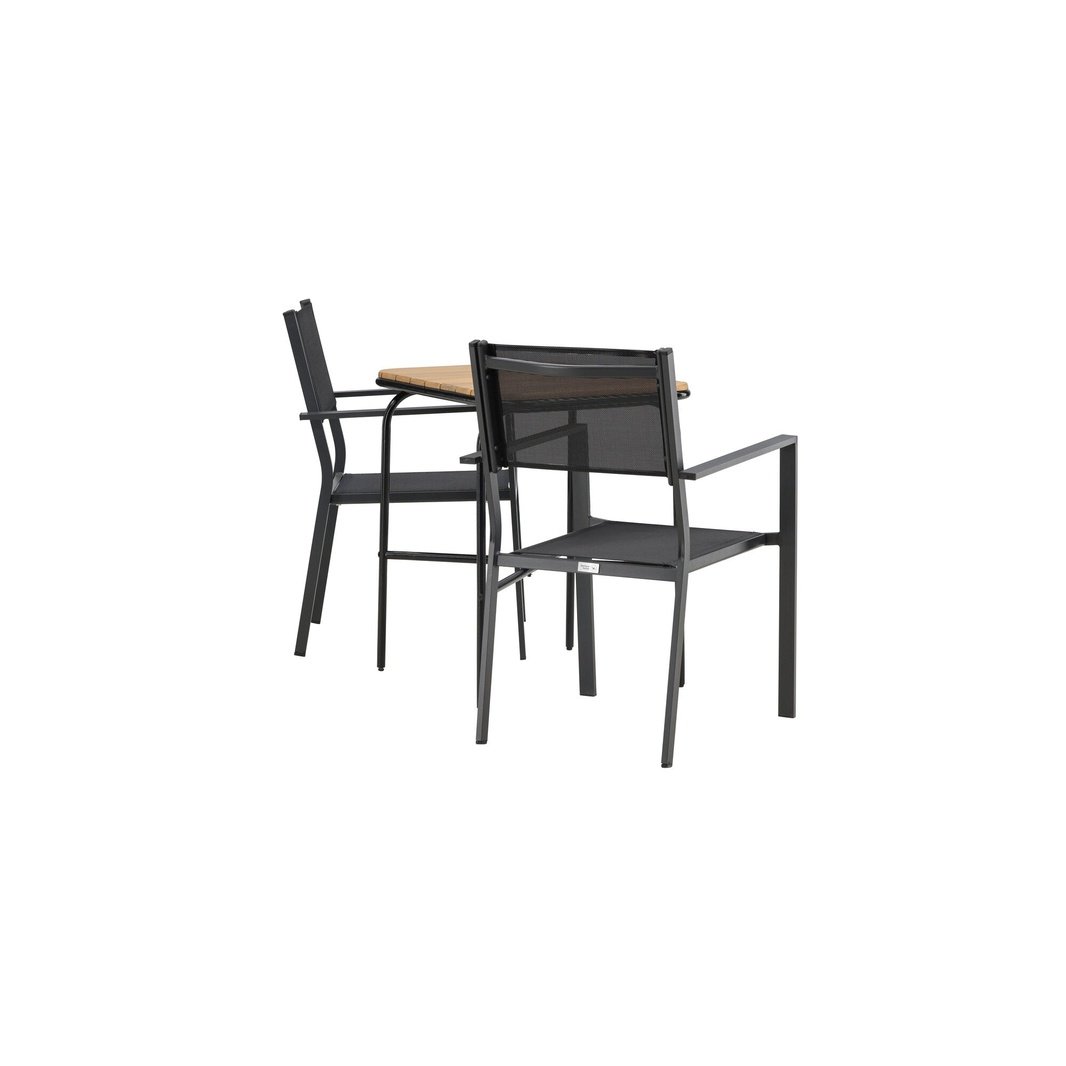 Holmbeck Cafébord 55*70*74 + Copacabana stol / Venture Design Spisegruppe