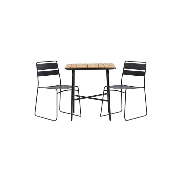 Holmbeck Cafébord 55*70*74 + Lina spisestoler Venture Design Spisegruppe