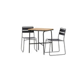 Holmbeck Cafébord 55*70*74 + Lina spisestoler Venture Design Spisegruppe