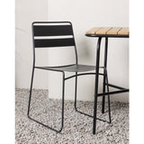 Holmbeck Cafébord 55*70*74 + Lina spisestoler Venture Design Spisegruppe