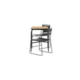 Holmbeck Cafébord 55*70*74 + Lina spisestoler Venture Design Spisegruppe