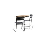Holmbeck Cafébord 55*70*74 + Lina spisestoler Venture Design Spisegruppe