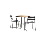 Holmbeck Cafébord 55*70*74 + Lina spisestoler Venture Design Spisegruppe