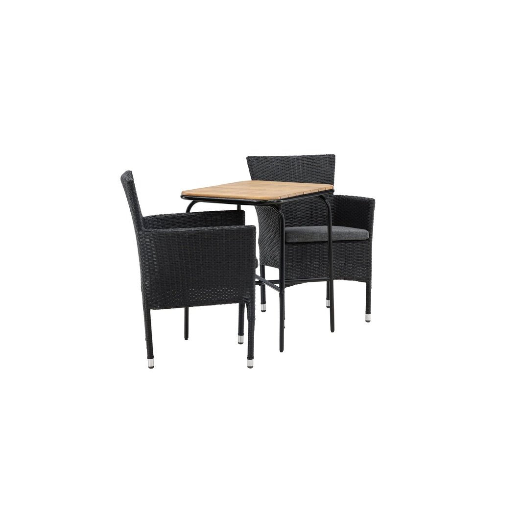 Holmbeck Cafébord 55*70*74 + Malina spisestoler Venture Design Spisegruppe