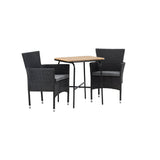 Holmbeck Cafébord 55*70*74 + Malina spisestoler Venture Design Spisegruppe